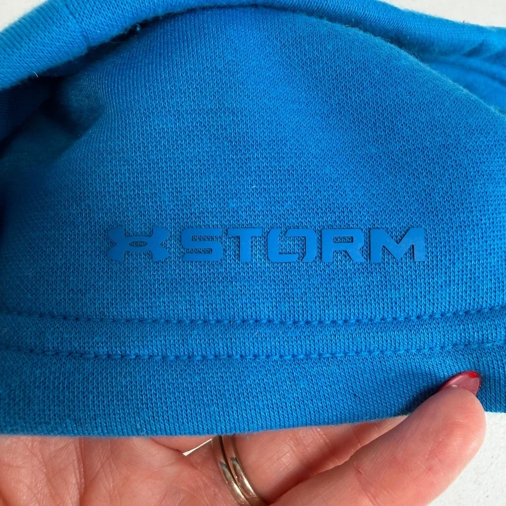 Under Armour Youth UA Storm Beanie Cap Fast Drying Water-Resistant #1320485 Blue